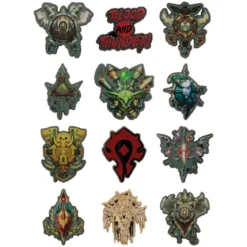 World of Warcraft - Horde Mystery Pin 12er Display