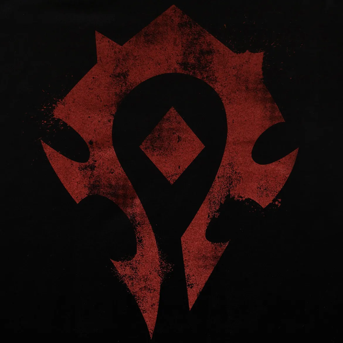 World of Warcraft - Horde Spray Logo T-Shirt schwarz