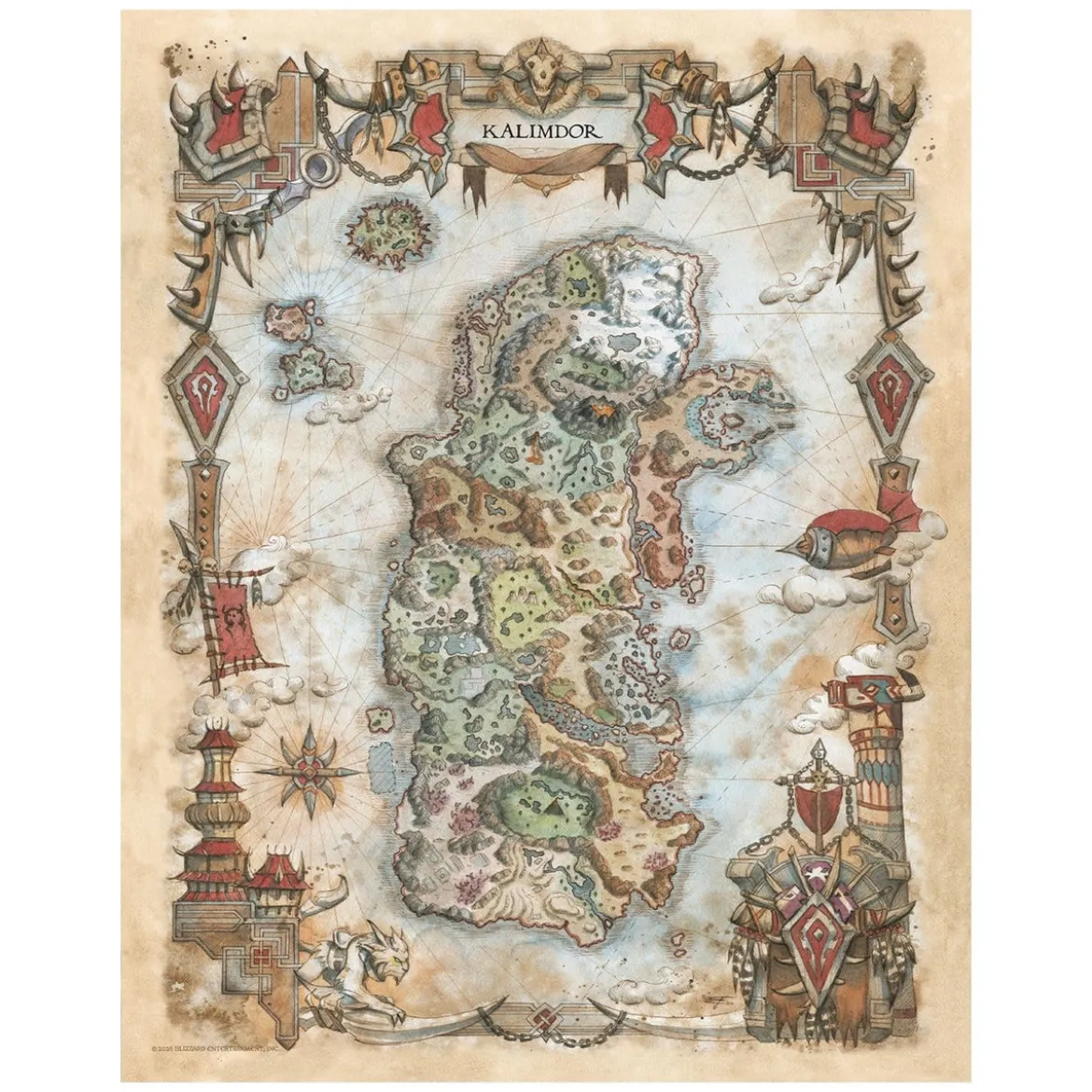 World of Warcraft - Kunstdrucke 5er Set