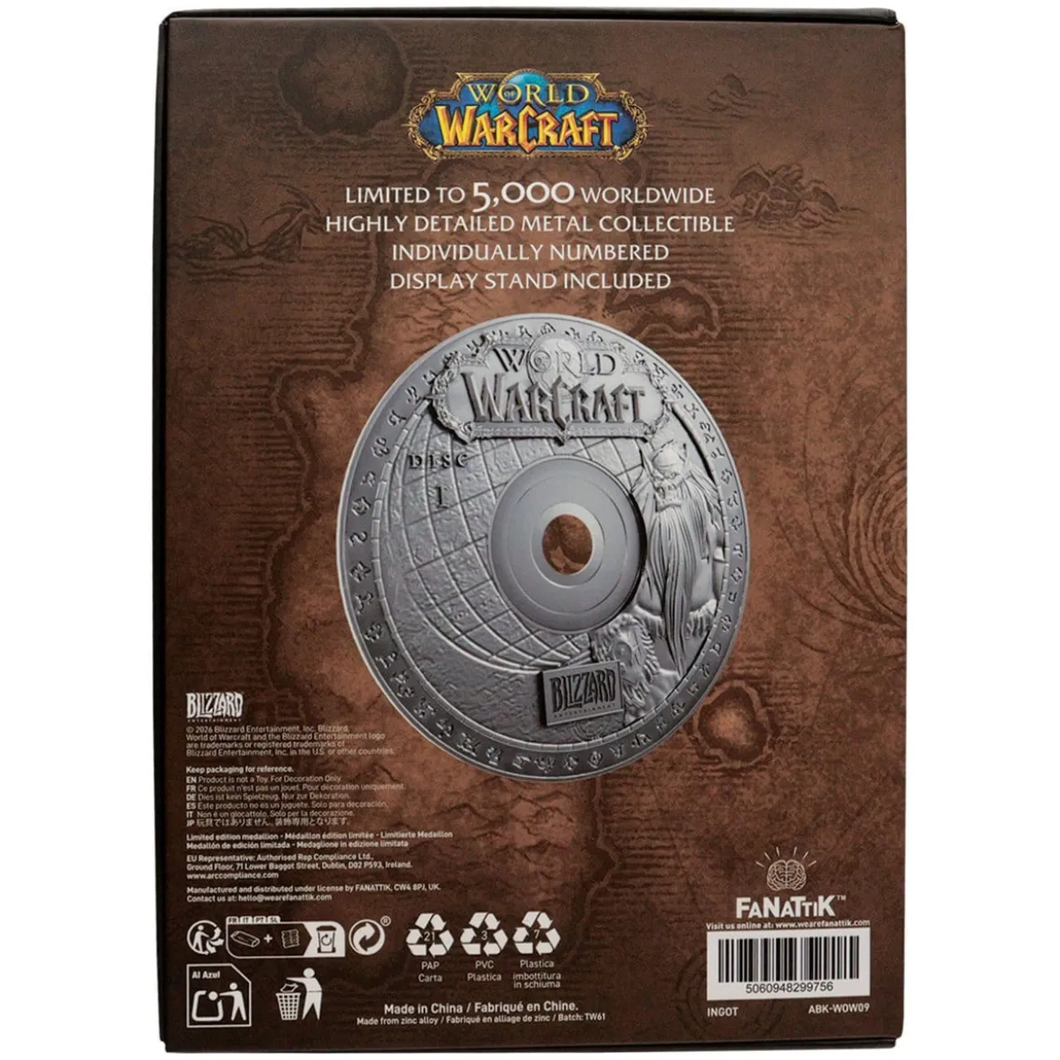 World of Warcraft - Metall CD-Rom Limited Edition
