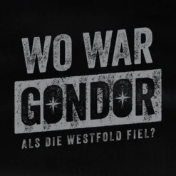 Wo war T-Shirt für Der Herr der Ringe Fans schwarz