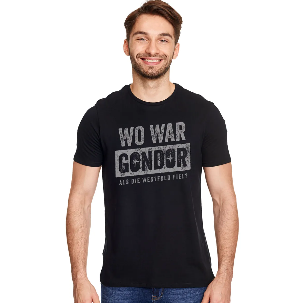 Wo war T-Shirt für Der Herr der Ringe Fans schwarz