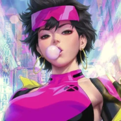 X-Men Marvel Kunstdruck Jubilee 46 x 61 cm - ungerahmt