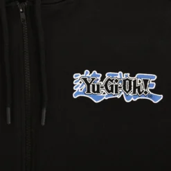 Yu-Gi-Oh! - Blauäugiger Weißer Drache Kapuzenjacke schwarz