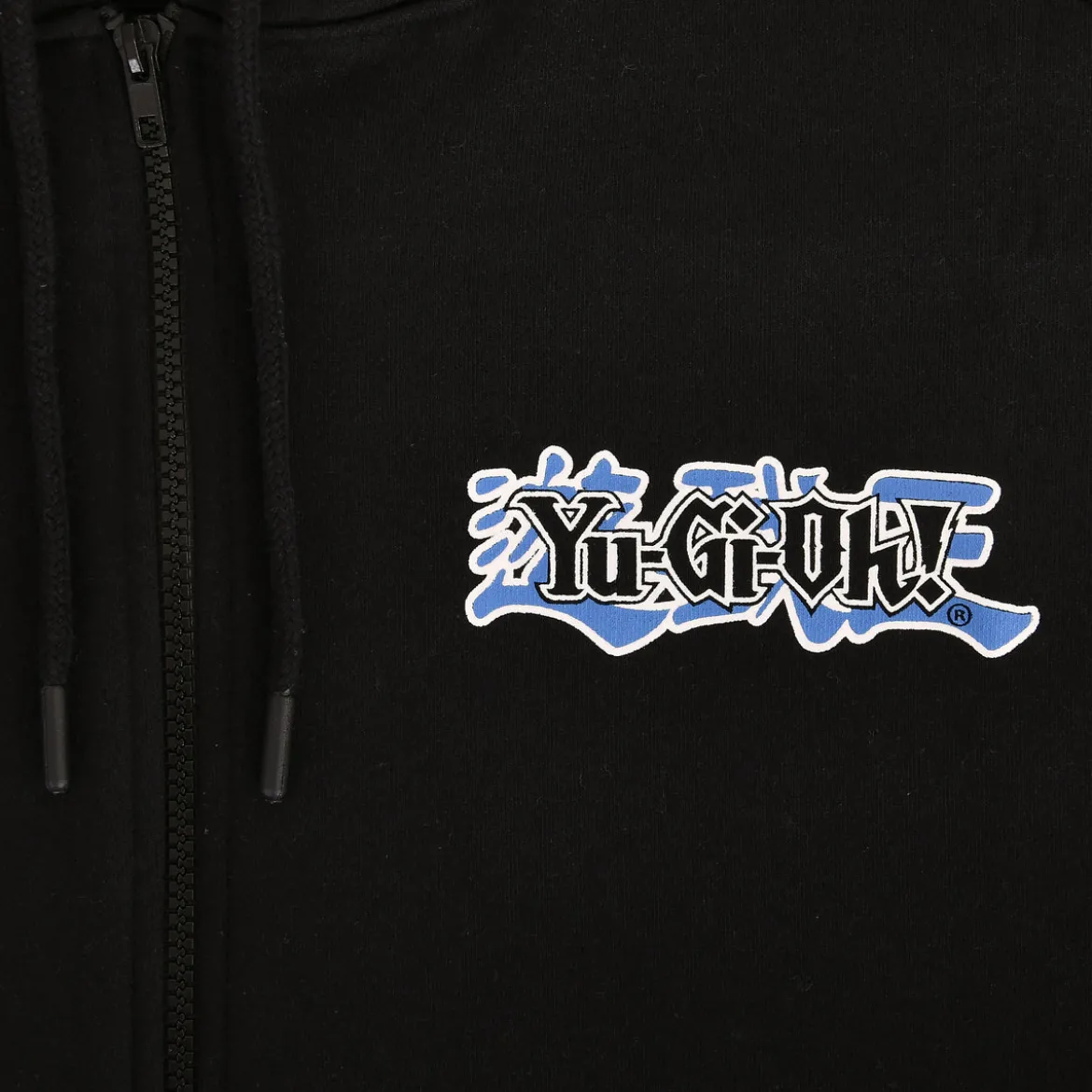 Yu-Gi-Oh! - Blauäugiger Weißer Drache Kapuzenjacke schwarz