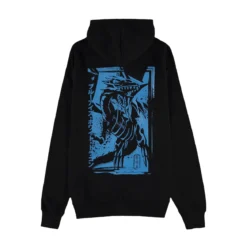 Yu-Gi-Oh! - Blauäugiger Weißer Drache Kapuzenjacke schwarz