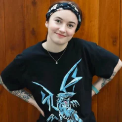 Yu-Gi-Oh! - Blue-Eyes White Dragon T-Shirt schwarz