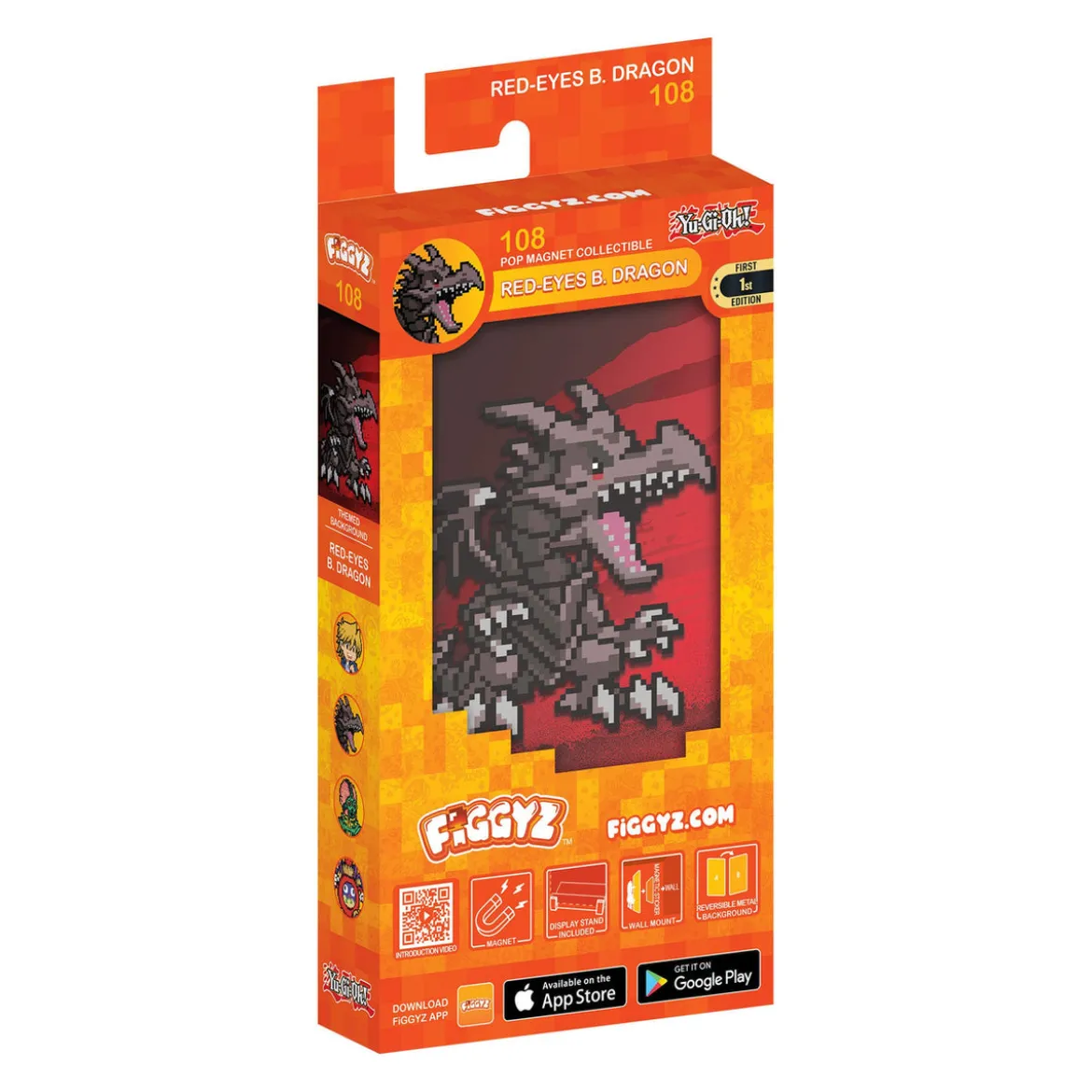 Yu-Gi-Oh! FiGGYZ Magnet-Sammelfigur Red-Eyes B. Dragon 11 cm