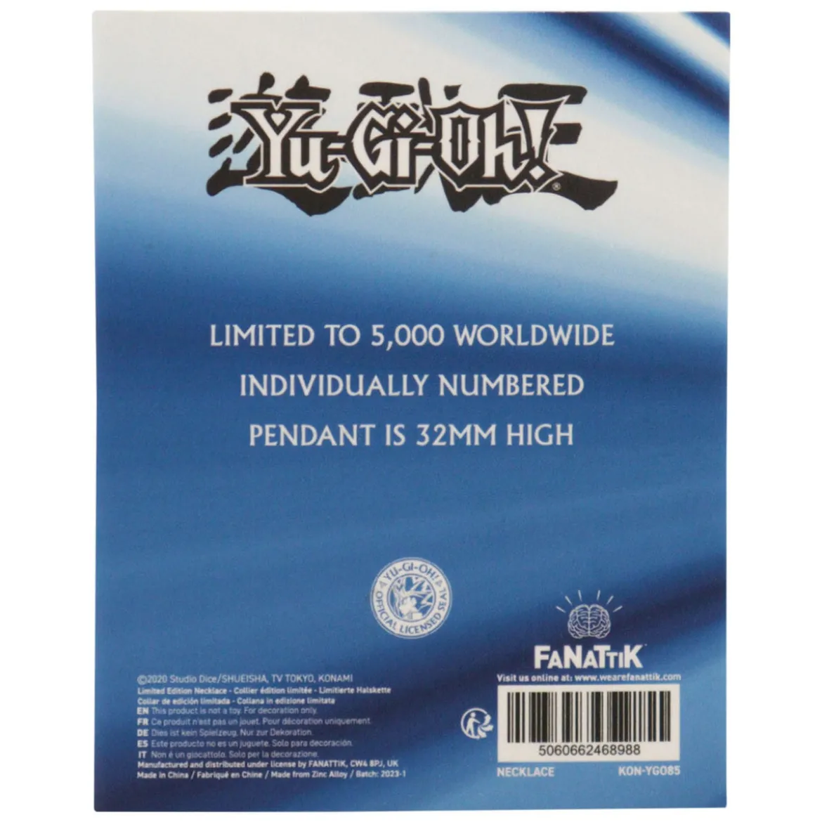 Yu-Gi-Oh! Halskette Blue-Eyes White Dragon Limited Edition