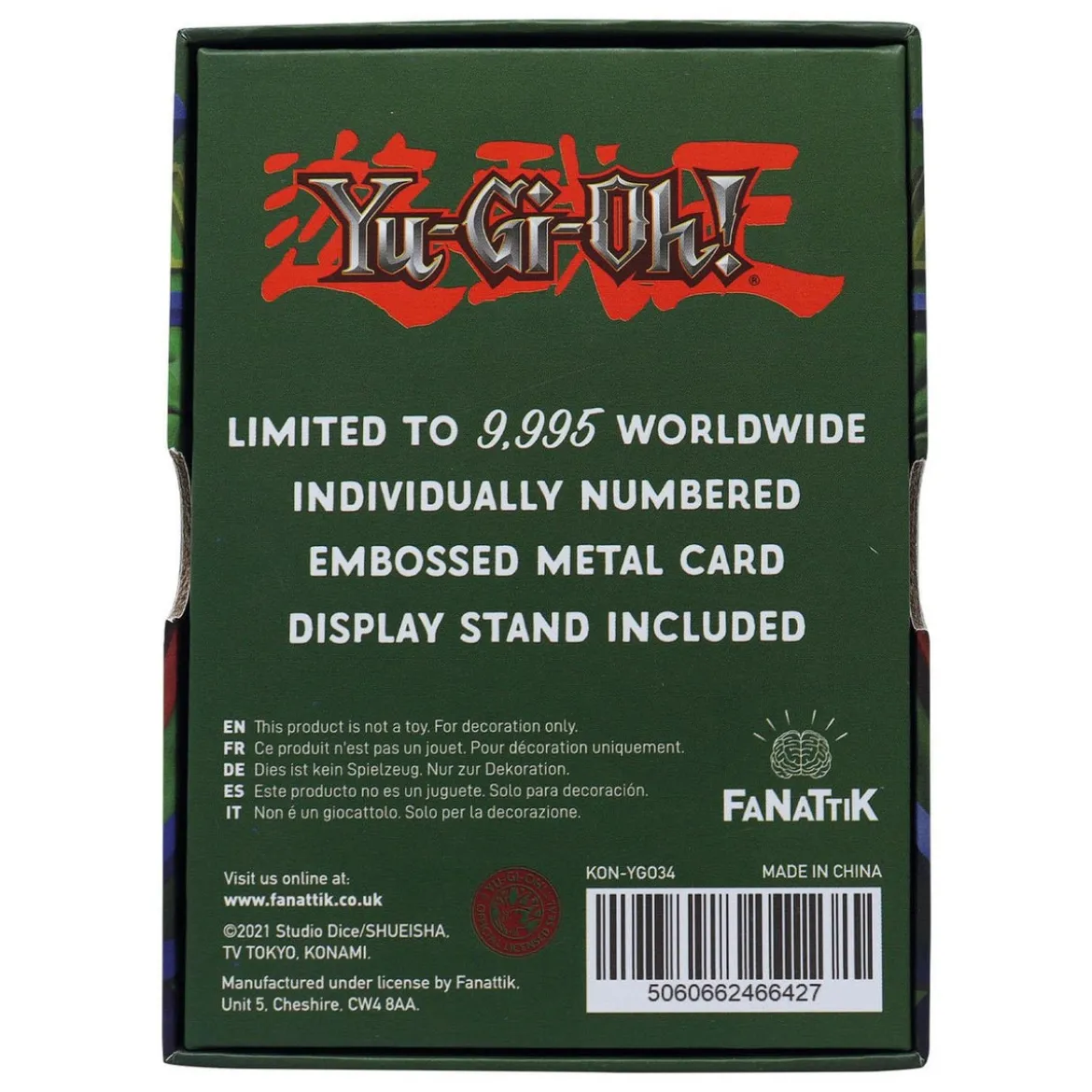 Yu-Gi-Oh! Replik Karte Pot of Greed Limited Edition