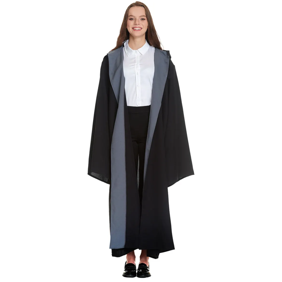 Zauberer Kostüm Robe mit Kapuze für Harry Potter Fans