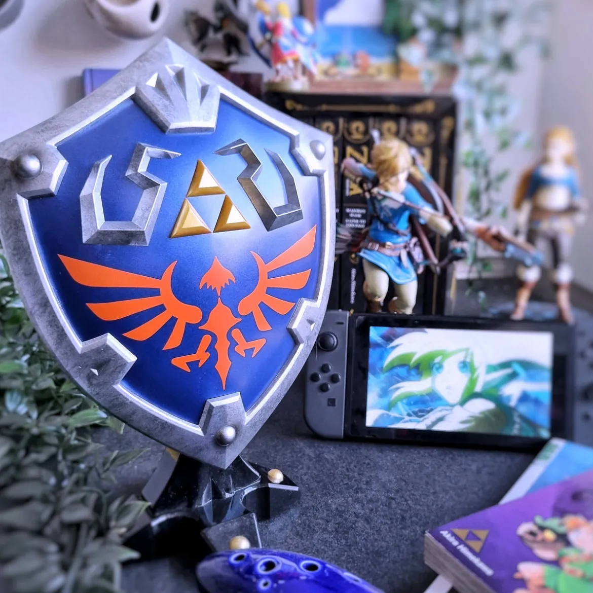 Zelda - Hylia Schild Replik Statue