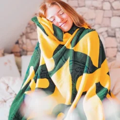 Zelda - Hyrule Logo Flauschdecke