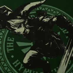 Zelda - Link Pose T-Shirt grün
