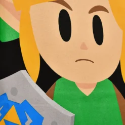 Zelda - Link's Awakening T-Shirt schwarz