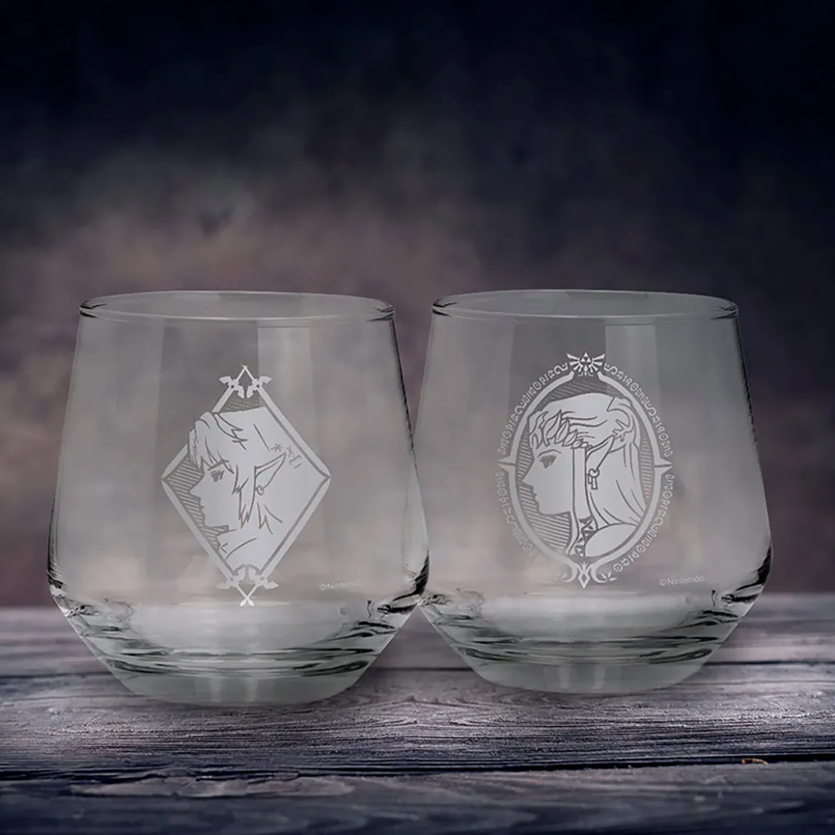 Zelda - Link & Zelda Gläser 2er Set