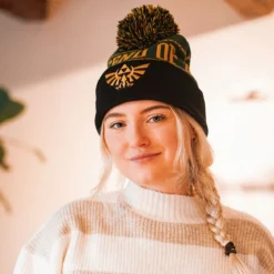 Zelda - Logo Mütze mit Bommel