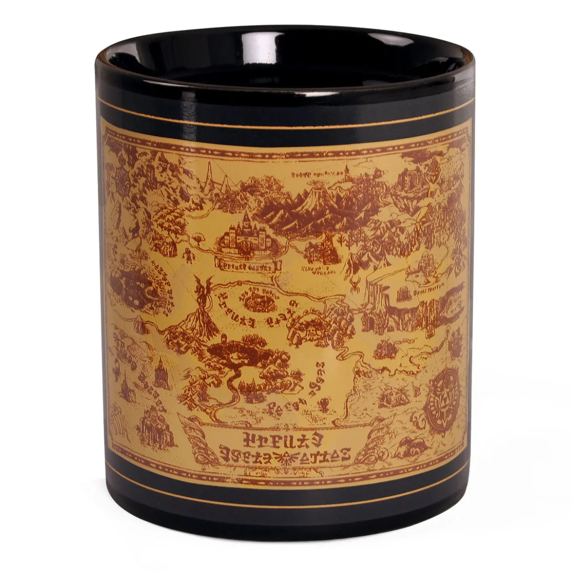 Zelda - Map Silhouette Thermoeffekt Tasse