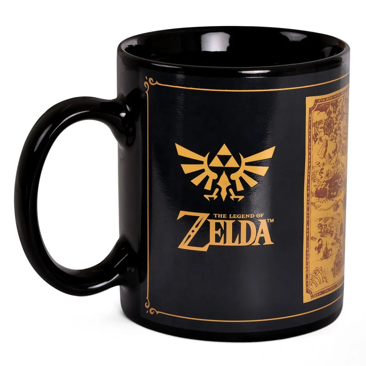 Zelda - Map Silhouette Thermoeffekt Tasse