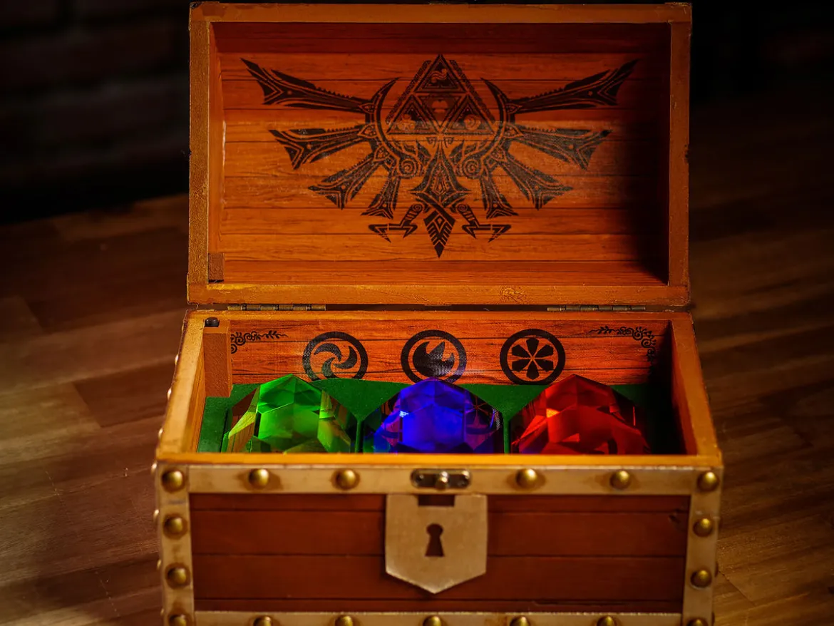 Zelda - Rubin Schatztruhe mit Game Sound