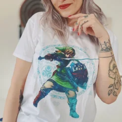 Zelda - Skyward Sword Pose T-Shirt weiß