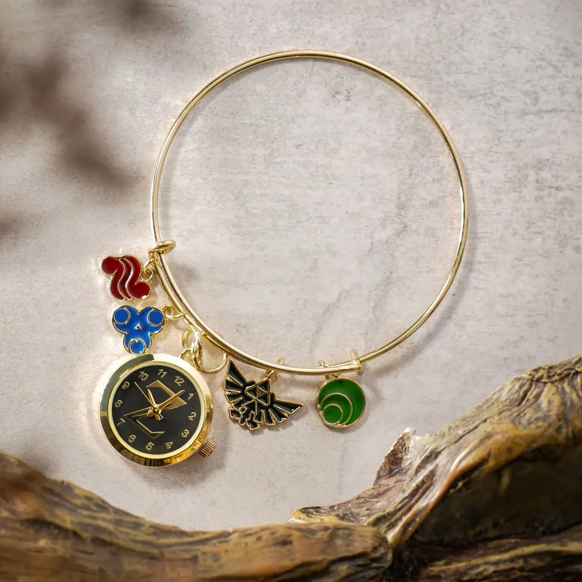 Zelda - Symbols Charm Armband mit Uhr