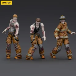 Zombie Dark Source Actionfiguren 3er-Pack Firefighters 8 cm