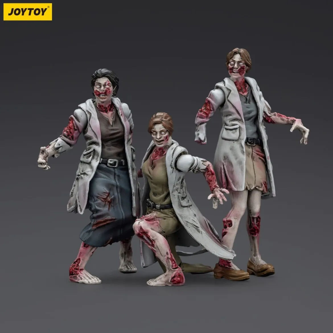 Zombie Dark Source Actionfiguren 3er-Pack Medics 8 cm