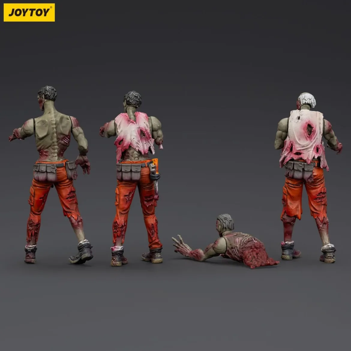 Zombie Dark Source Actionfiguren 4er-Pack Mechanic Team 8 cm