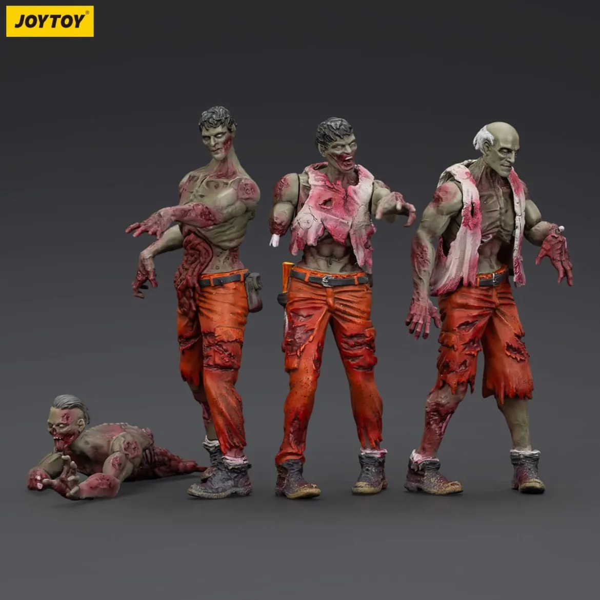 Zombie Dark Source Actionfiguren 4er-Pack Mechanic Team 8 cm