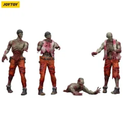 Zombie Dark Source Actionfiguren 4er-Pack Mechanic Team 8 cm