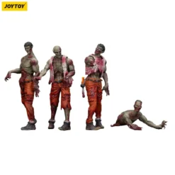 Zombie Dark Source Actionfiguren 4er-Pack Mechanic Team 8 cm