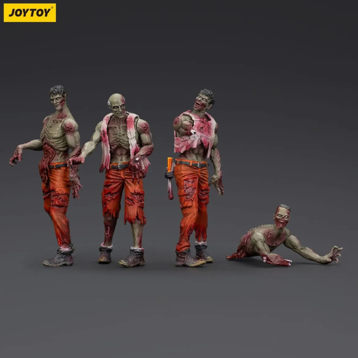 Zombie Dark Source Actionfiguren 4er-Pack Mechanic Team 8 cm