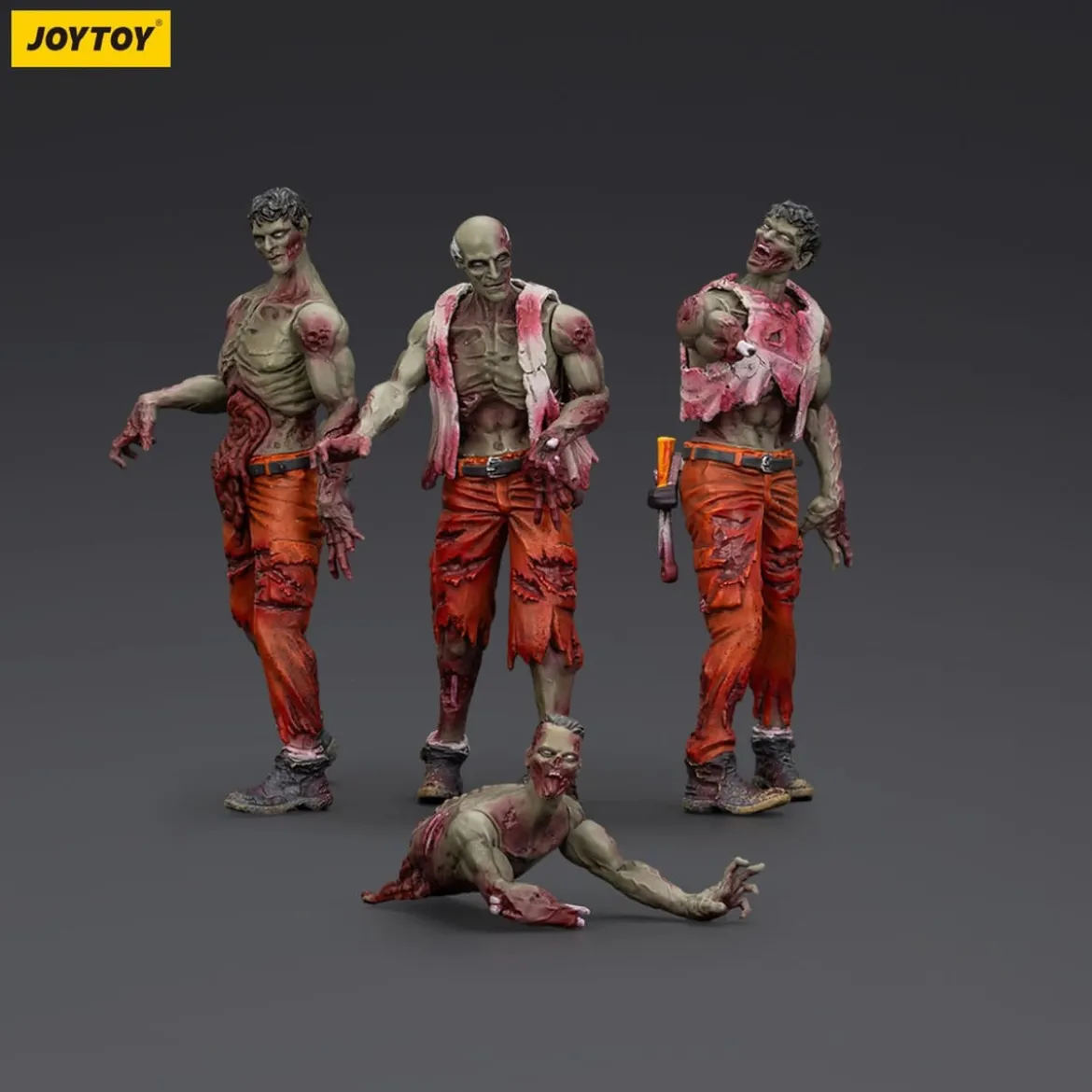 Zombie Dark Source Actionfiguren 4er-Pack Mechanic Team 8 cm