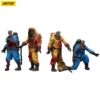 Zombie Dark Source Actionfiguren 4er-Pack Biochemical Lab Team 8 cm