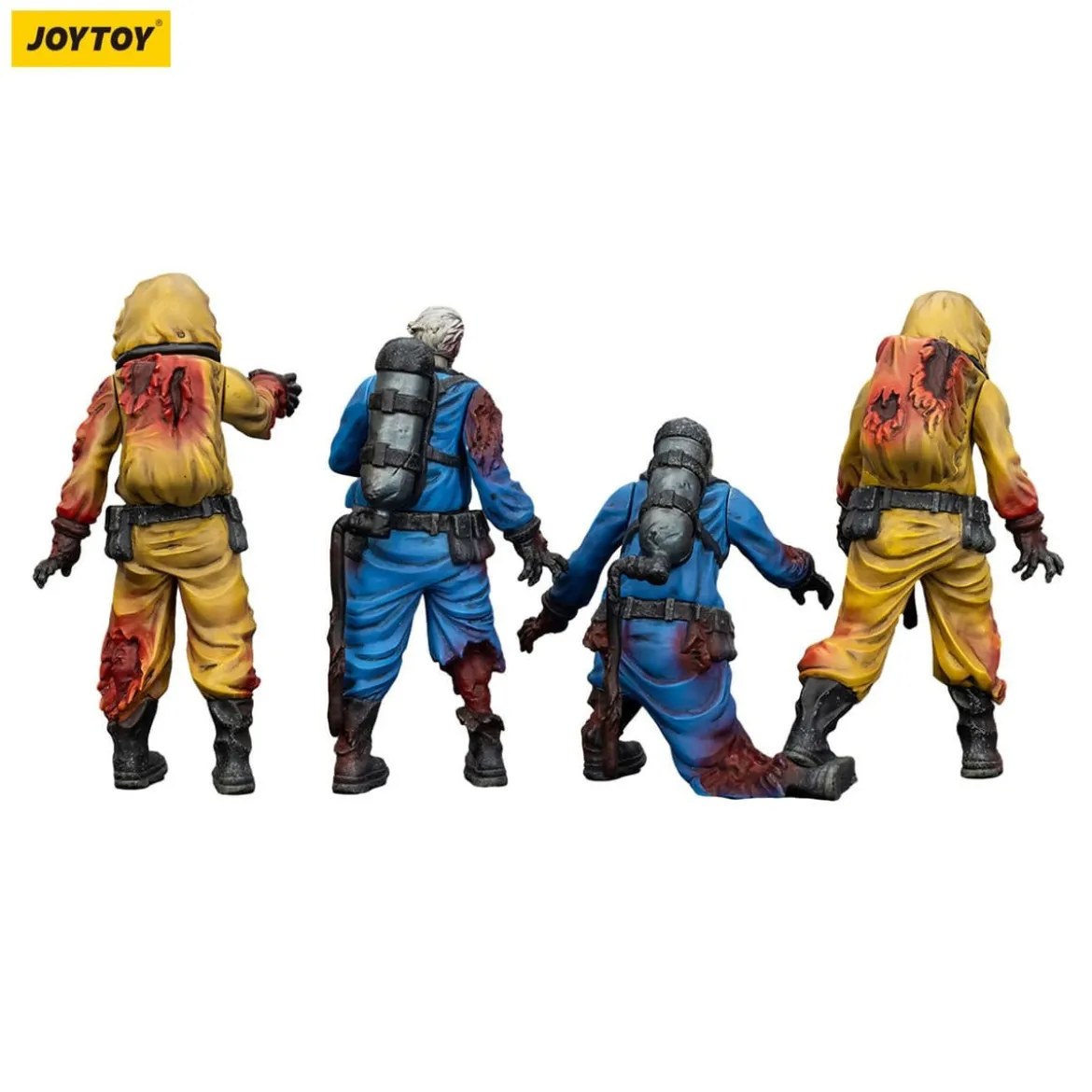 Zombie Dark Source Actionfiguren 4er-Pack Biochemical Lab Team 8 cm