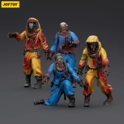Zombie Dark Source Actionfiguren 4er-Pack Biochemical Lab Team 8 cm