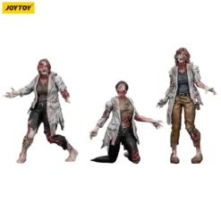 Zombie Dark Source Actionfiguren 3er-Pack Scientists (Female) 8 cm