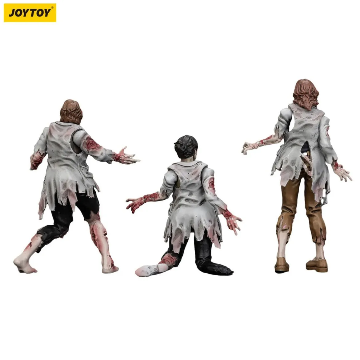 Zombie Dark Source Actionfiguren 3er-Pack Scientists (Female) 8 cm