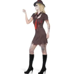 Zombie Gangsterbraut Kostüm