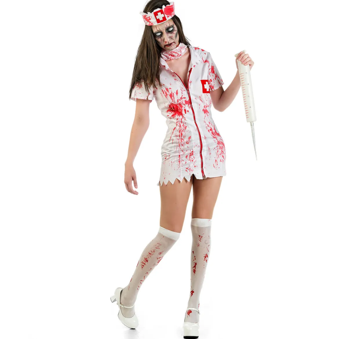 Zombie Krankenschwester Horror Kostüm