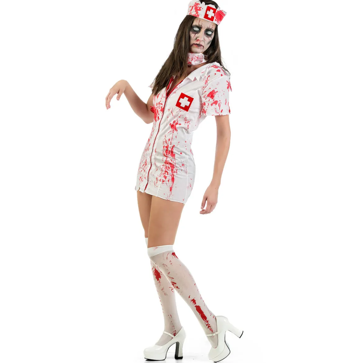 Zombie Krankenschwester Horror Kostüm