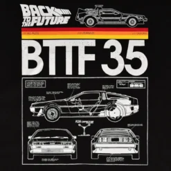 Zurück in die Zukunft - BTTF 35 T-Shirt schwarz