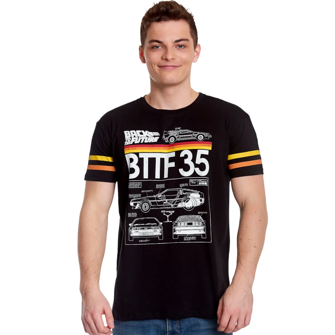 Zurück in die Zukunft - BTTF 35 T-Shirt schwarz