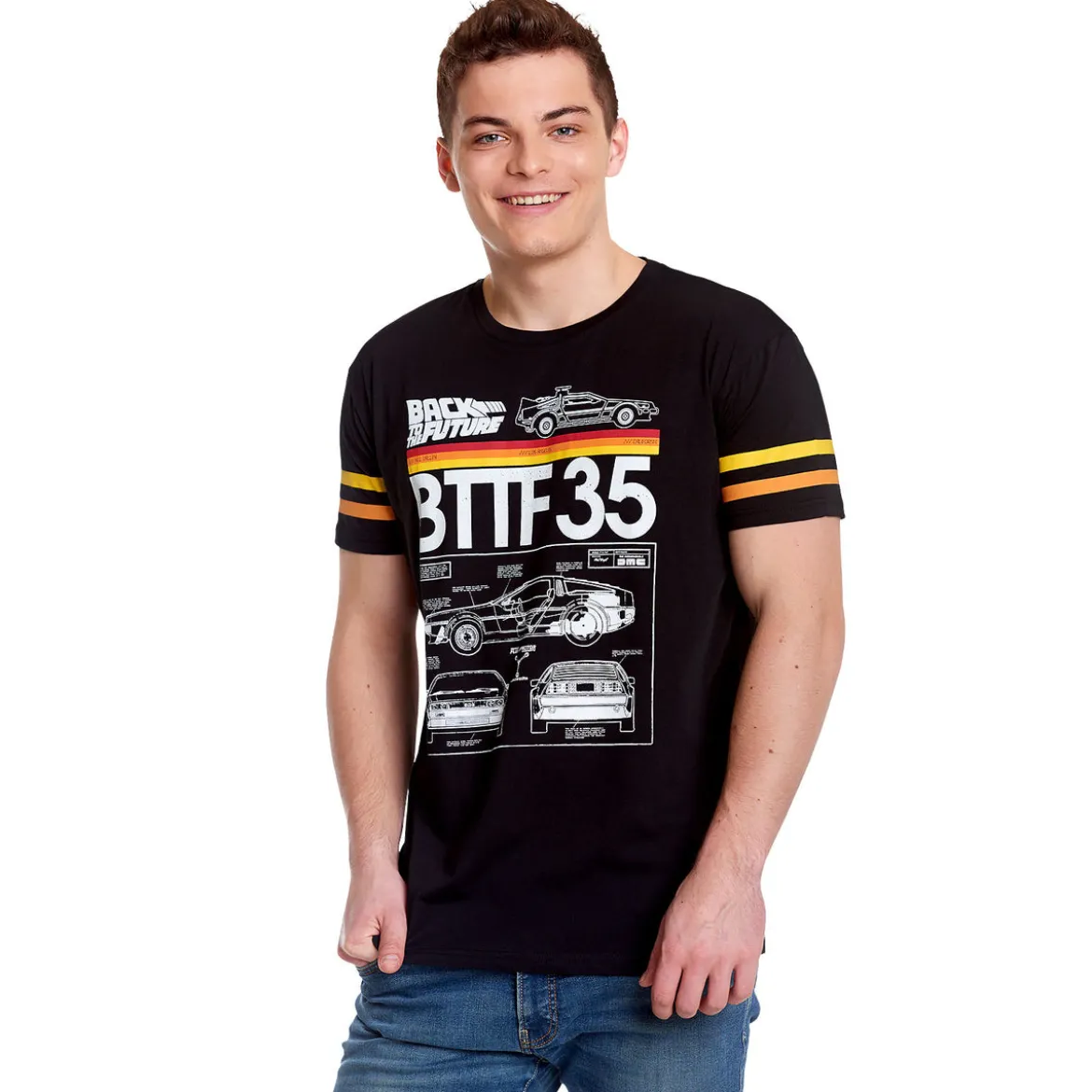 Zurück in die Zukunft - BTTF 35 T-Shirt schwarz