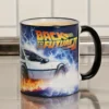 Zurück in die Zukunft - DeLorean auf Zeitreise Tasse