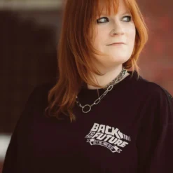 Zurück in die Zukunft - DeLorean Oversize T-Shirt schwarz