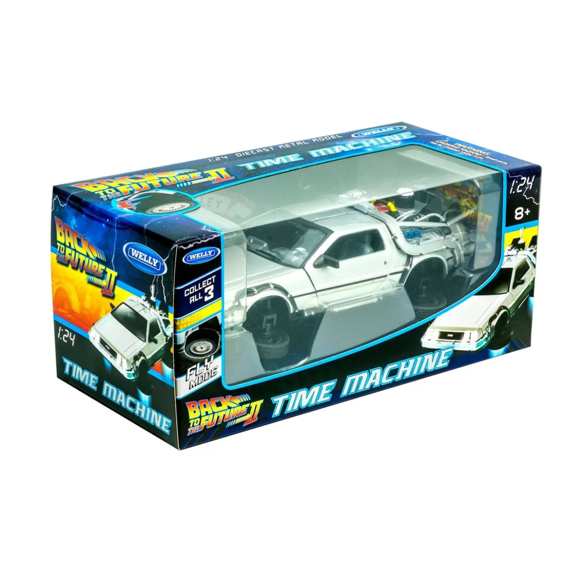 Zurück in die Zukunft II Diecast Modell 1/24 81er DeLorean LK Coupe Fly Wheel