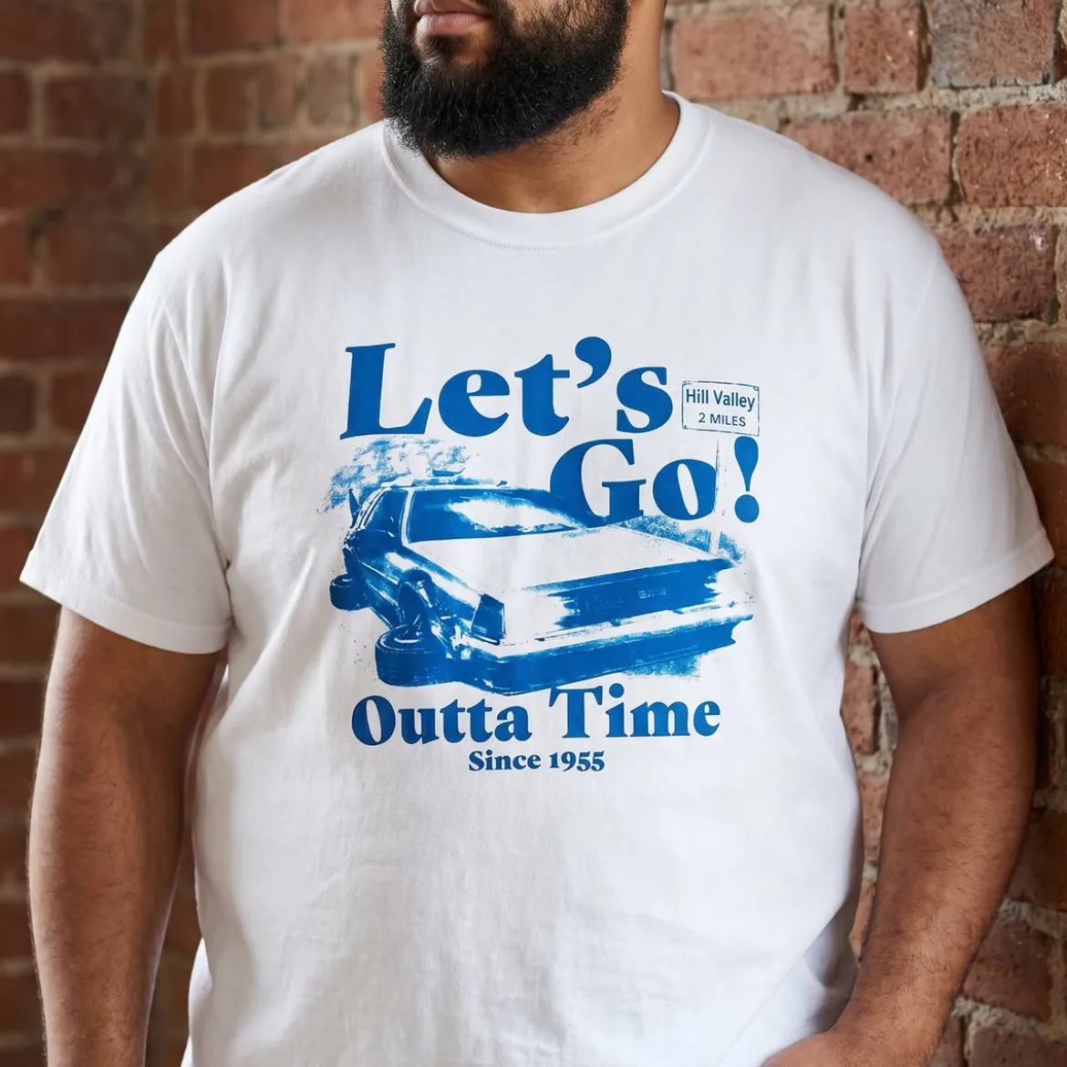 Zurück in die Zukunft - Let's Go T-Shirt weiß