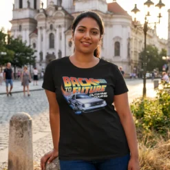 Zurück in die Zukunft - Outatime Tour T-Shirt schwarz